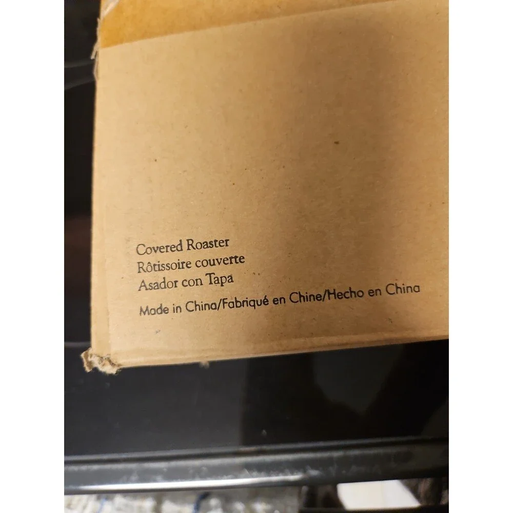 NIB Pampered Chef Covered Roaster W/ Glass Lid 3.5 qt #2401 Retired